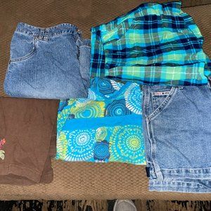 LOT of Girls Size 10/12 Shorts, Tank Top Justice, Arizona, Lei, Circo